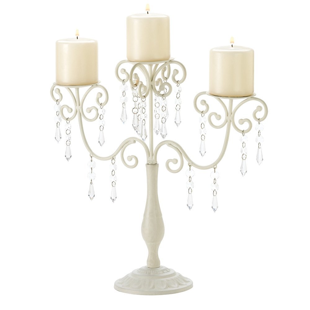 Gifts & Decor Ivory Candelabra Wedding