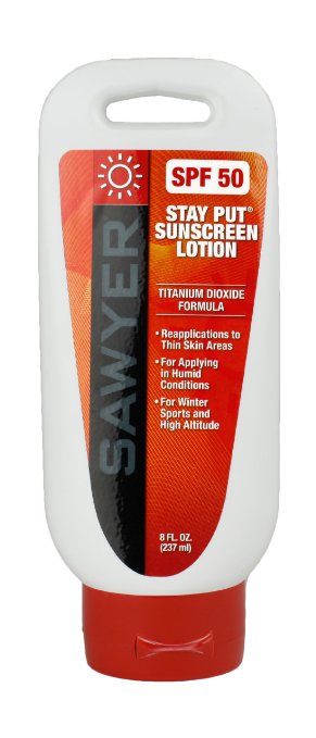 Sawyer SPF 50 Stay-Put Sunscreen Lotion