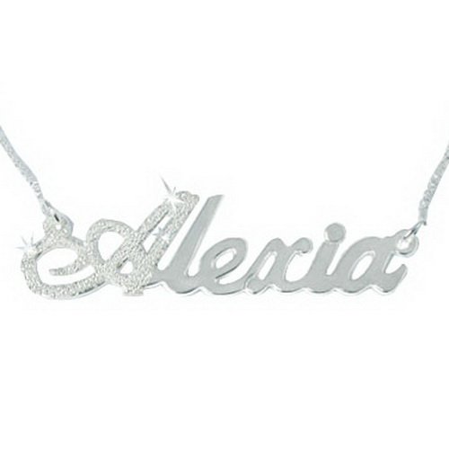 Sterling Silver Personalized Name Necklace