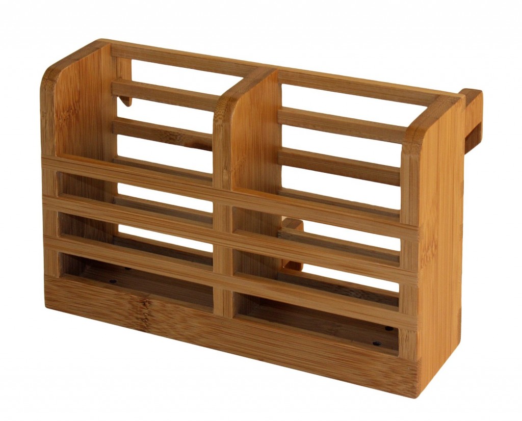 Totally Bamboo Dish Rack Utensil Holder