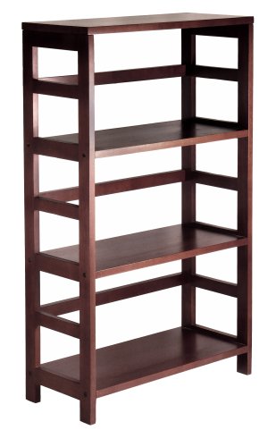 Winsome Wood 3-Shelf Wide Shelving Unit