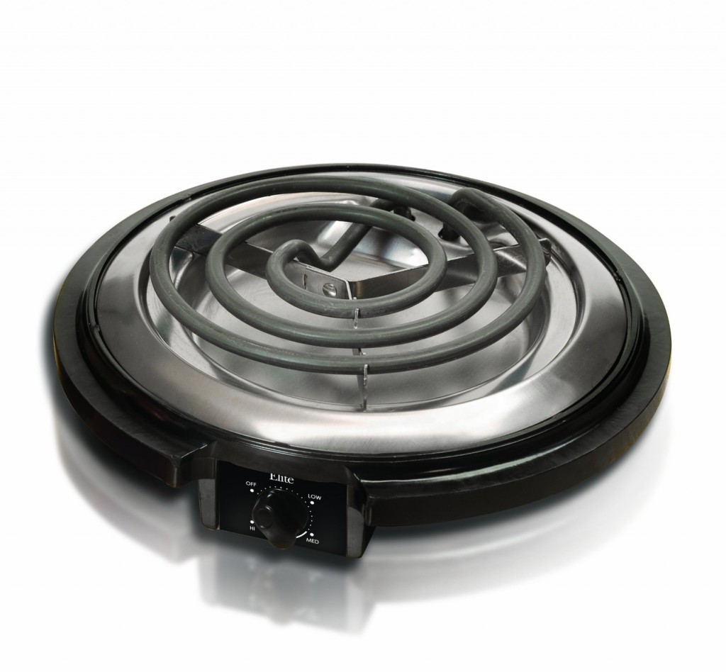 Maxi-Matic Elite Cuisine Single Burner 750-Watt Hot Plate