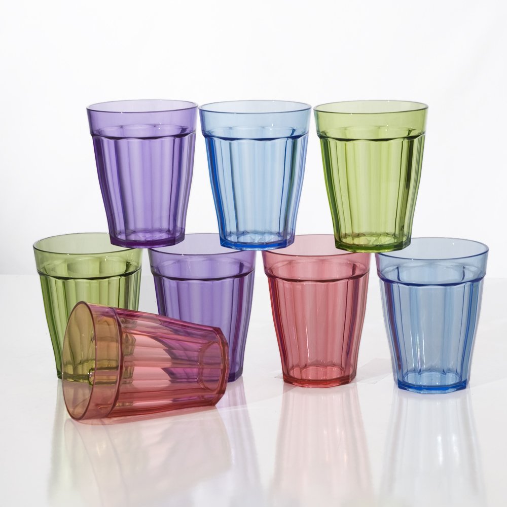 8pc Rhapsody 8-ounce Kids Unbreakable Plastic