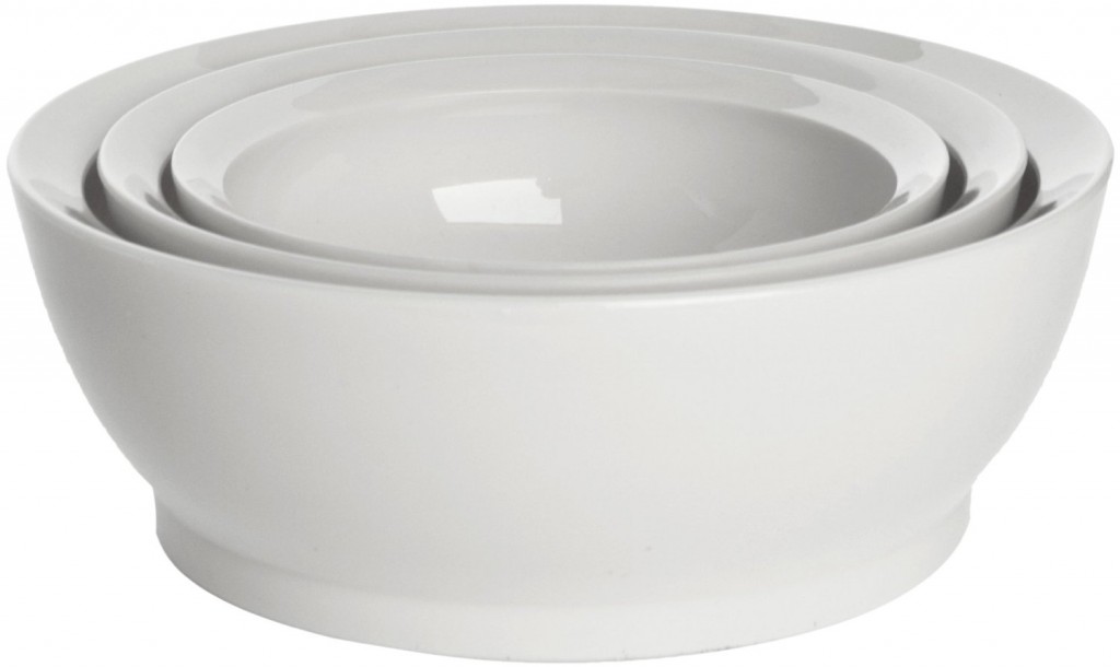 CaliBowl Nested Non-Spill Low Profile Bowls