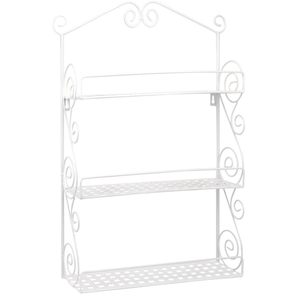 Classic Elegant Metal Wall Mounted Shelves