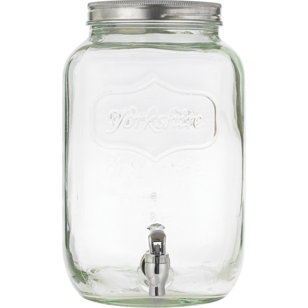 Georgia Peach Mason Jar Beverage Dispenser