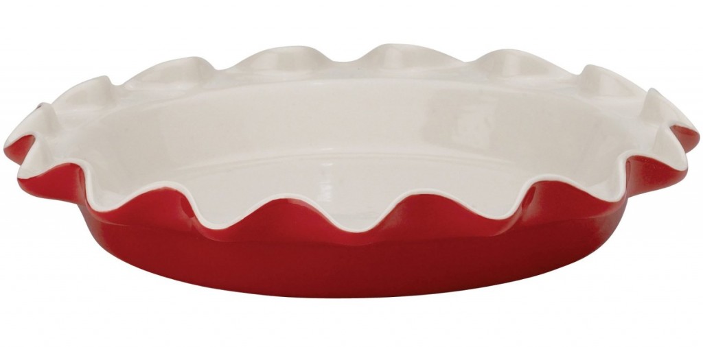 HIC Ceramic Rose's Perfect Pie Plate