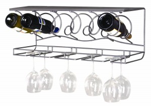 Hanging Stemware Rack - Essential tool for any kitchen or home bar