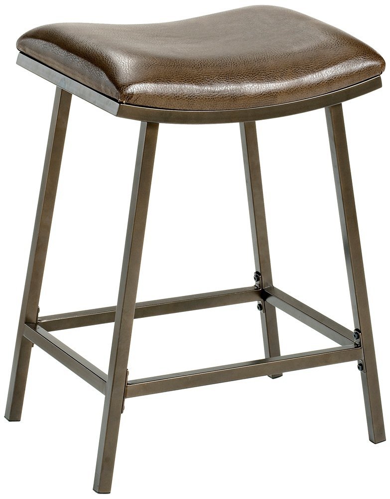 Hillsdale Saddle Adjustable Height Bar Stool