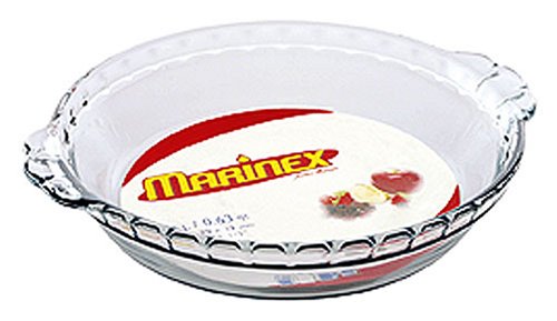 Marinex Glass Fluted Pie Dish