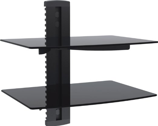Mount-It! Wall Mounted AV Component Shelving System