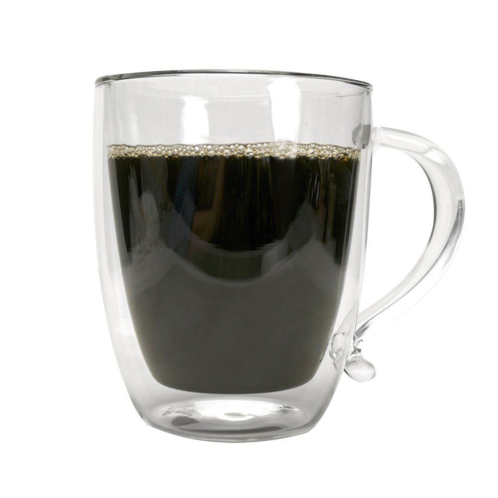 Primula Double Walled Borosilicate Glass Coffee Mug