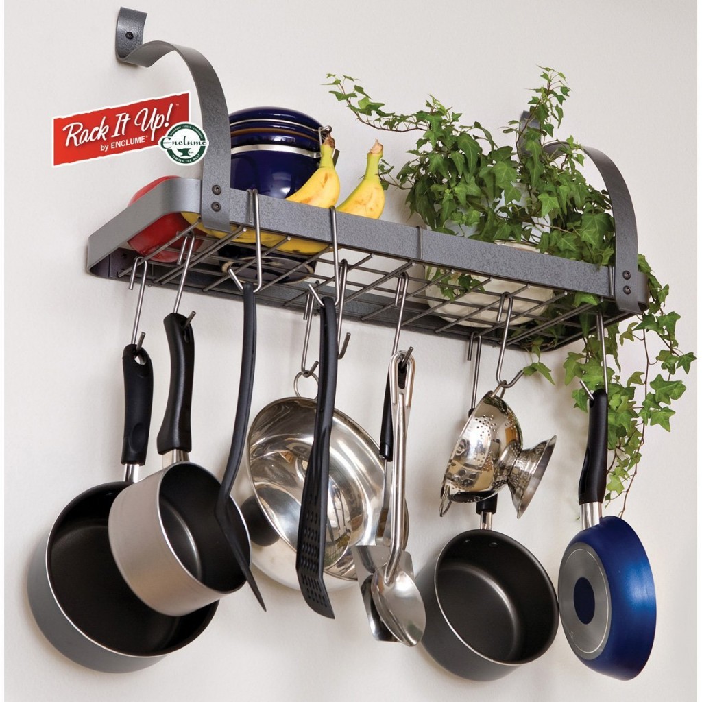 Rack It Up Book Shelf Pot Rack