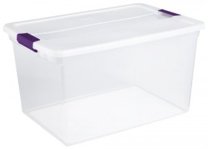 Sterilite Clear Storage Box - Create organized home easily