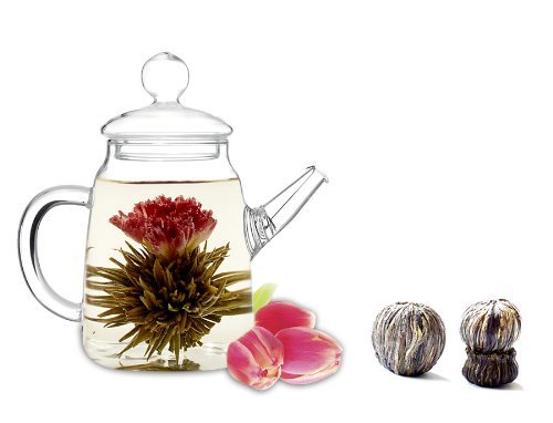 Tea Beyond Blooming Teapot Gift Set Duo LV GFS2001-2