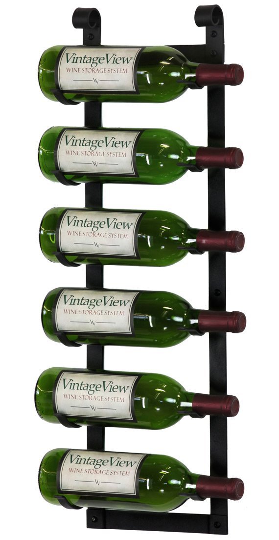 VintageView Le Rustique Wine Rack in Satin Black