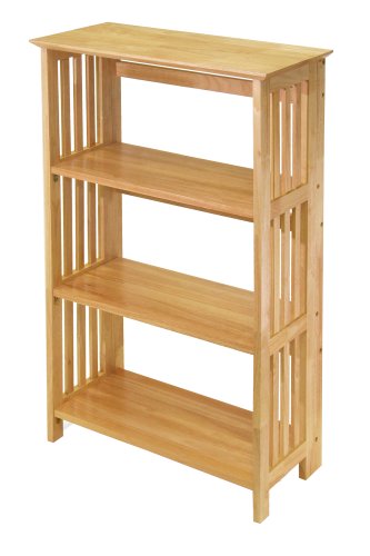 Winsome Wood Foldable 4-Tier Shelf