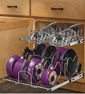 Pan Organizer - No more messy cabinets