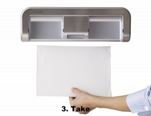 Touchless Paper Towel Dispenser - Great solution for hygienic dispensing.