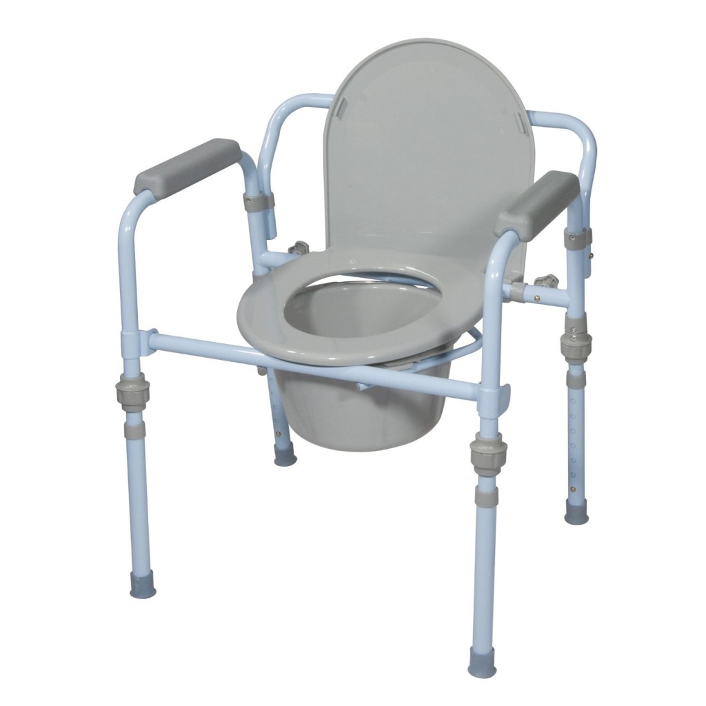 Drive Medical Folding Bedside Commode Seat