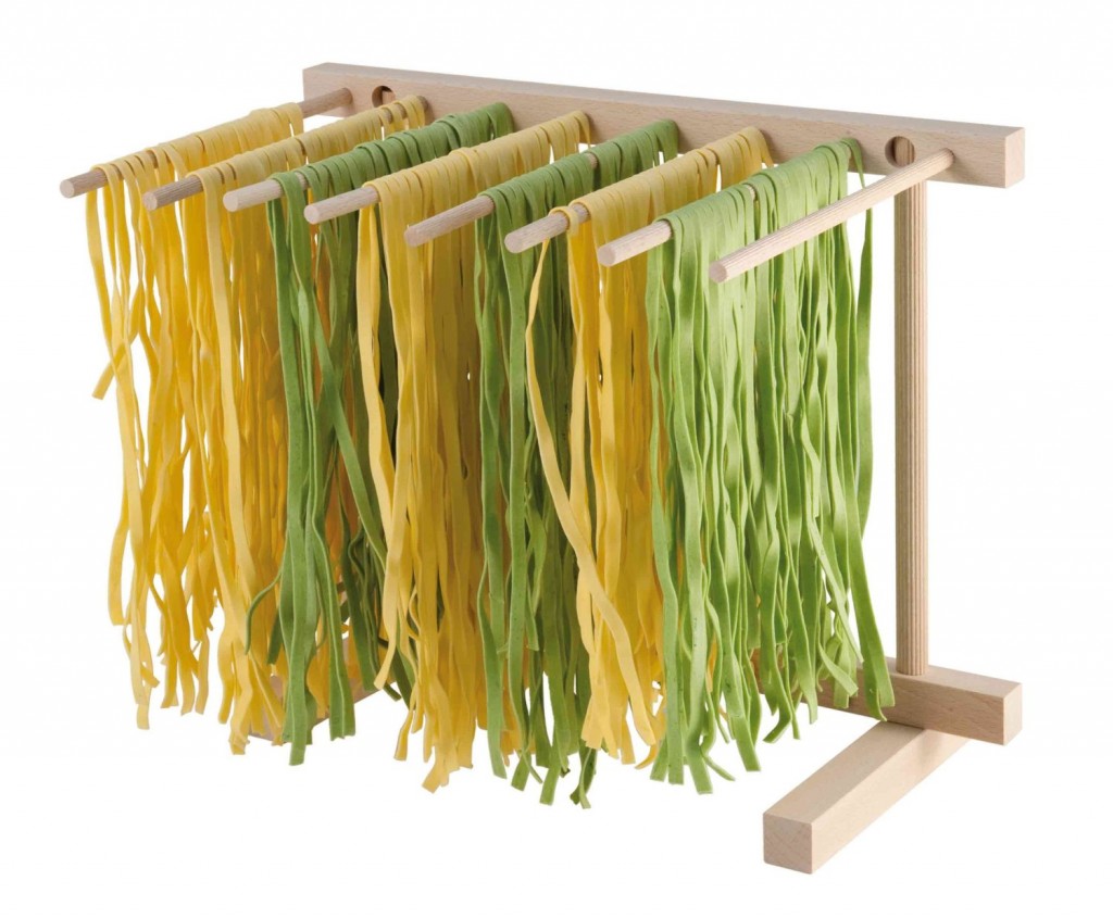 Eppicotispai Natural Beechwood Collapsable Pasta Drying Rack