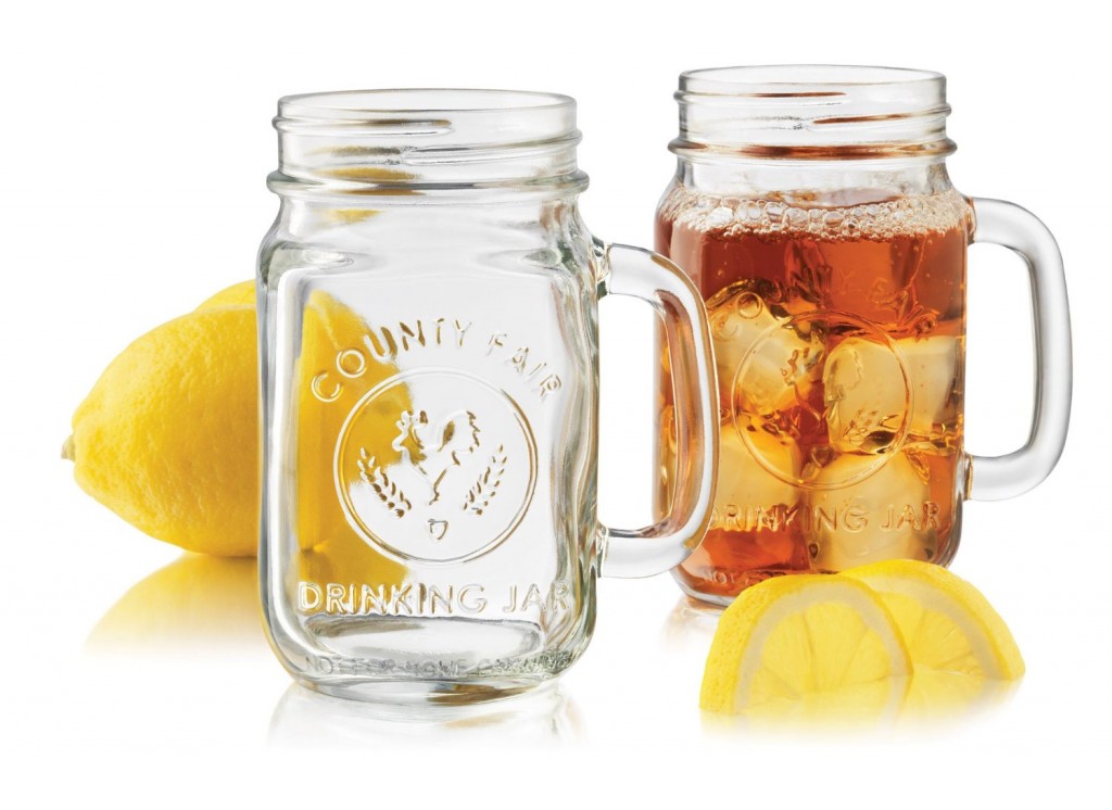 Libbey Country Fair 4-Piece Drinking Jar