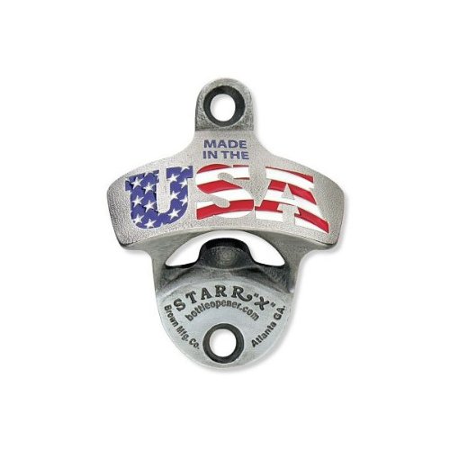 MADE IN THE USA Flag Zinc Aluminum Starr