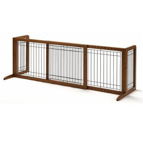 Richell Wood Freestanding Pet Gate