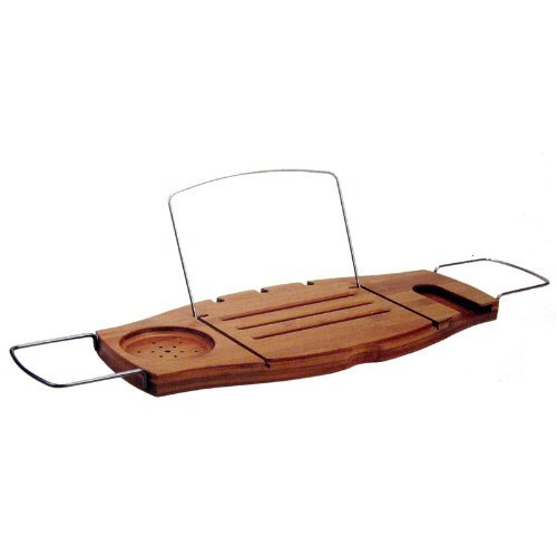 Umbra Aquala Bamboo and Chrome Bathtub Caddy