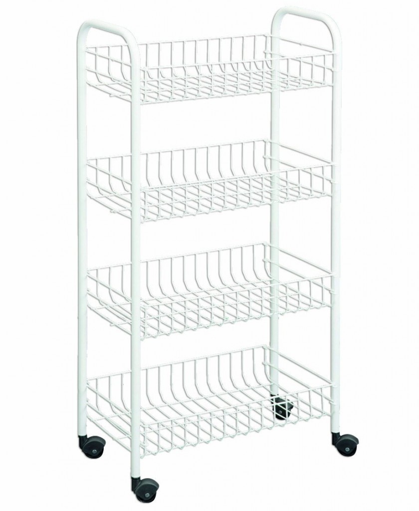 Wire World 4-tier Rolling Cart