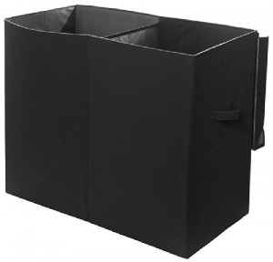 Double Hamper with Lid - Say goodbye to a cluttered room