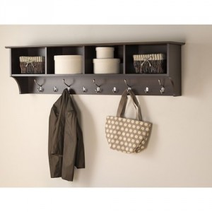Prepac Entryway Shelf with Hooks - Combination of function, style and quality