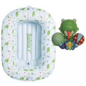 Inflatable Tub - Bathe baby in a safe, padded space