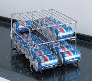 Beverage Can Dispenser - Great additional kitchen storage