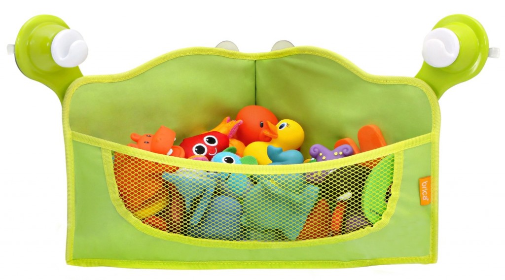 BRICA Corner Bath Basket Toy Organizer