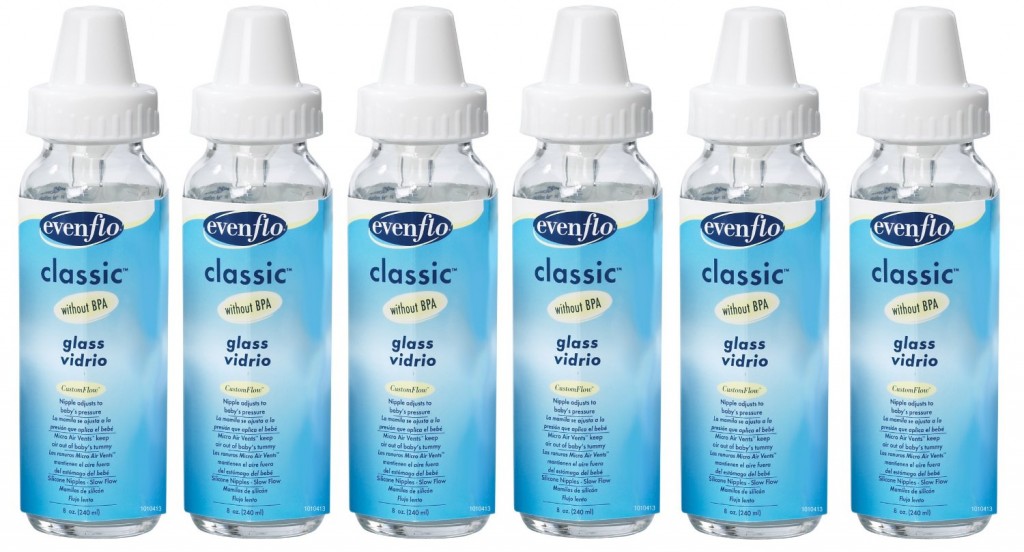 Evenflo 6 Pack Classic Glass Bottle