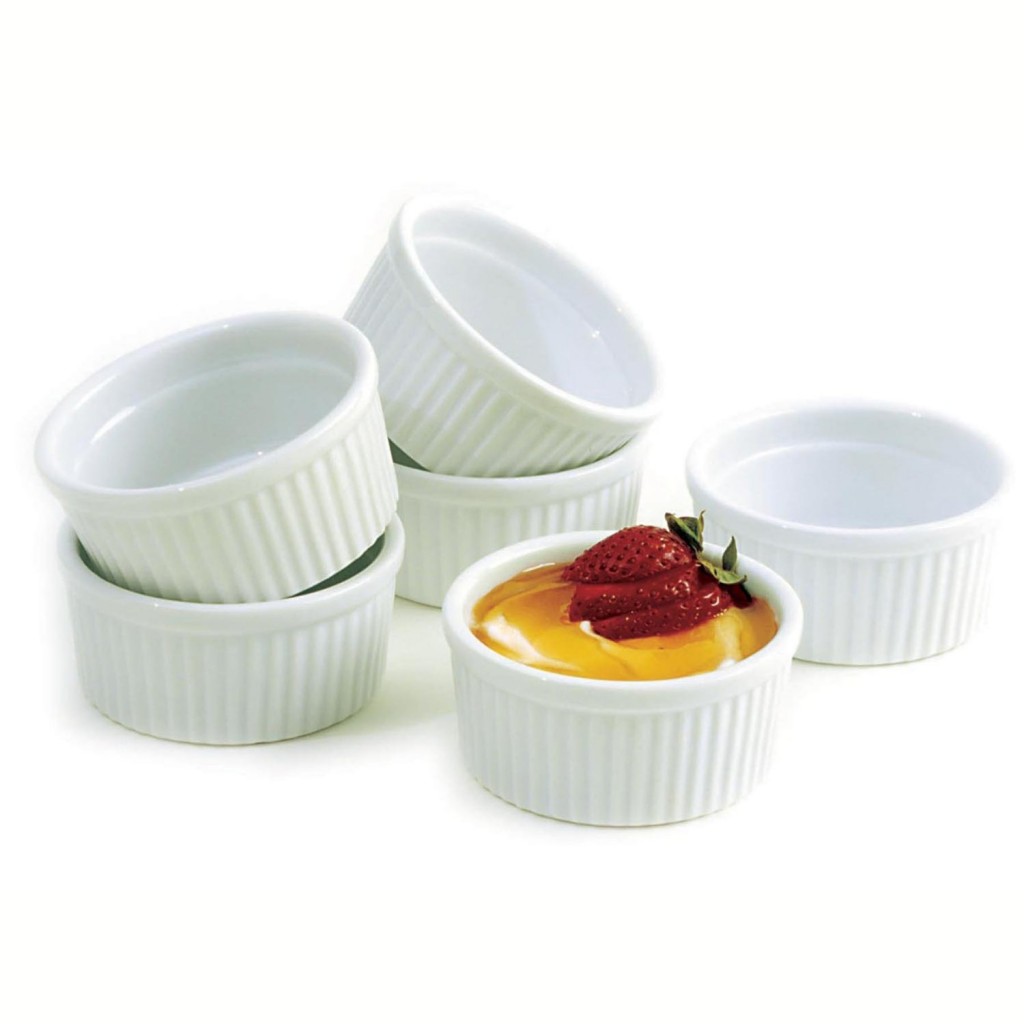 Norpro 6 Piece Porcelain Ramekin Set