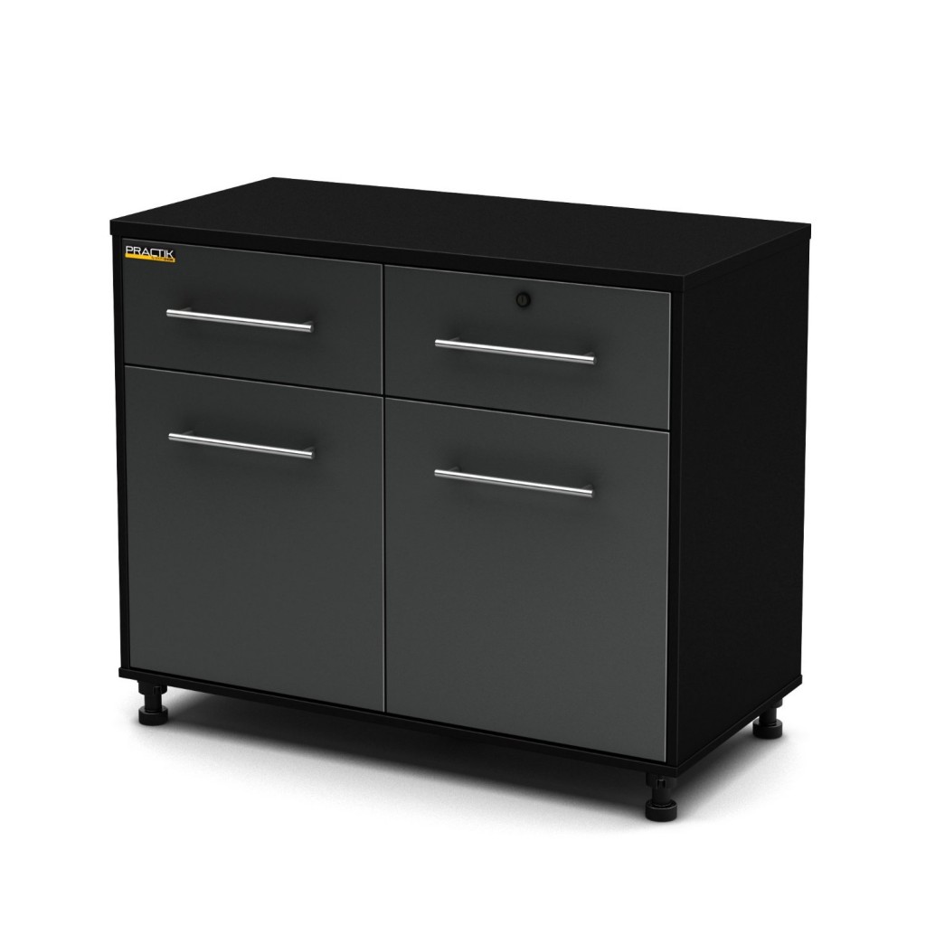 South Shore Karbon Collection Base Storage Cabinet