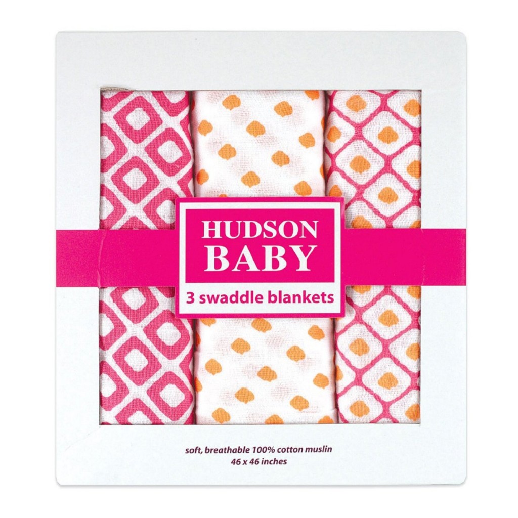 Hudson Baby Muslin Swaddle Blankets