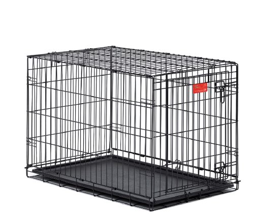 Midwest Life Stages Single-Door Folding Metal Dog Crate