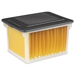Plastic File Box - Keep all your files in one place
