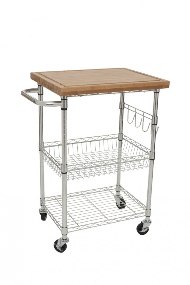 5 Best Kitchen Cart with Wheels Keep your kitchen utility organized