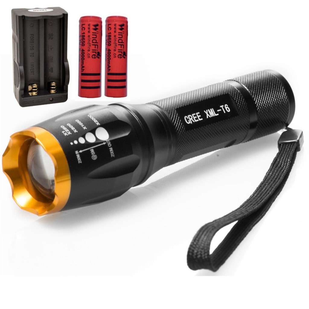 WindFire® 1800 Lumens Zoomable CREE XM-L T6 U2 LED