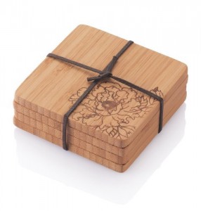 Wood Coaster Set - Potect your table no matter what beverage you may be drinking