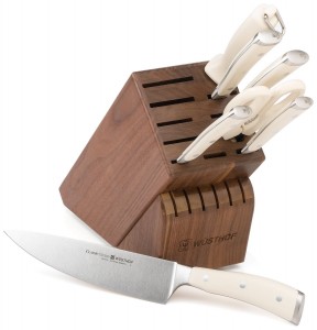 Wood Knife Storage Block - Good knives should never be stored in a drawer!