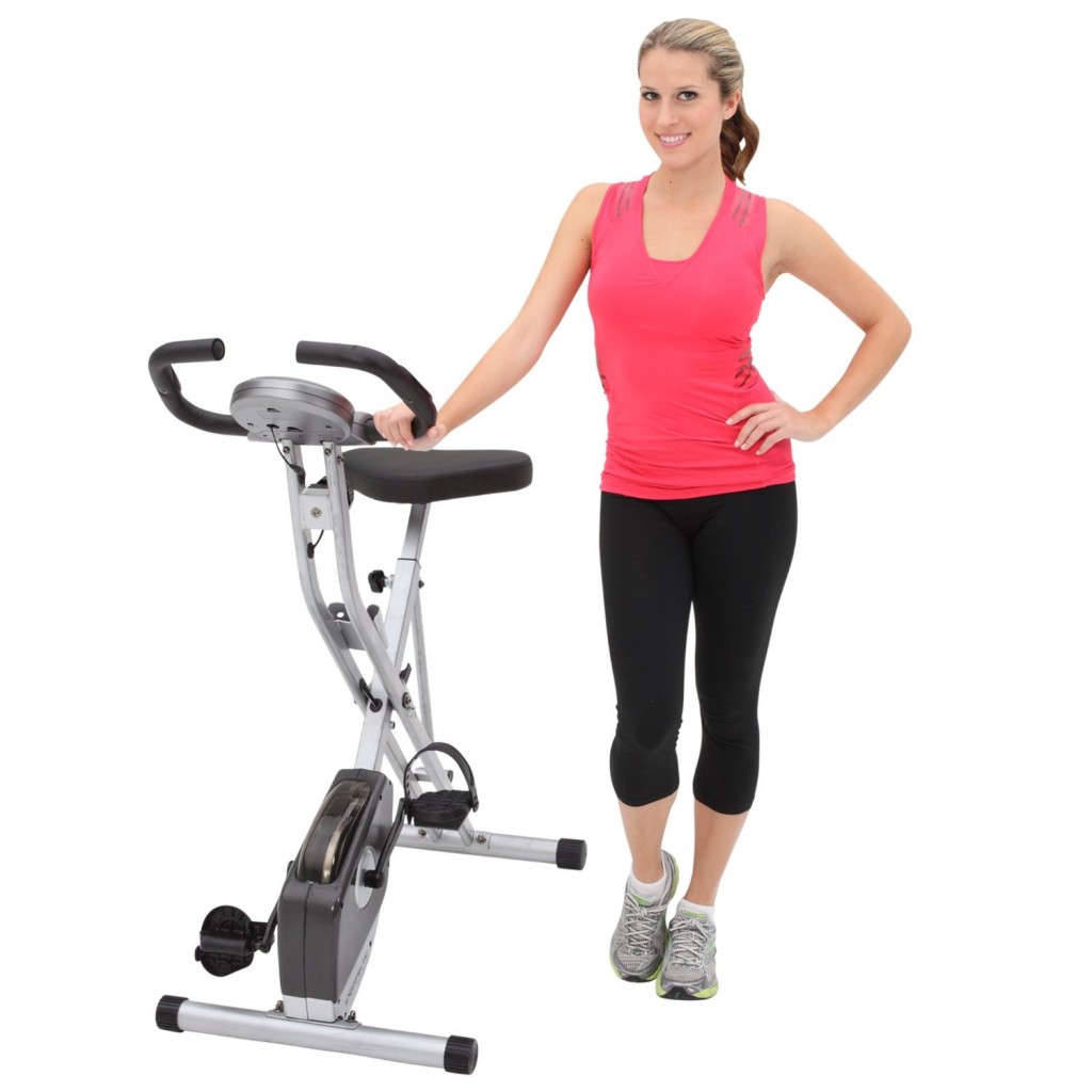 Exerpeutic Folding Magnetic Upright Bike