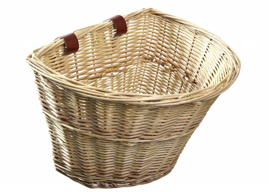 ProSource Wicker Front Handlebar Bike Basket