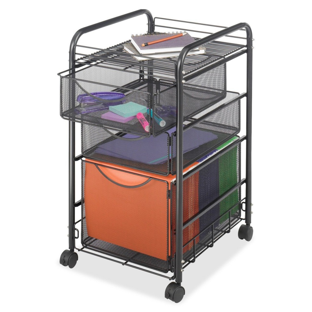 Safco Products Onyx Mesh File Cart