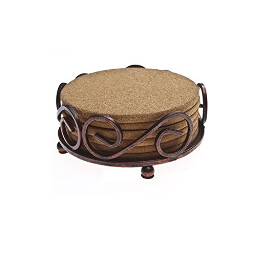 Six Cork Drink Coasters