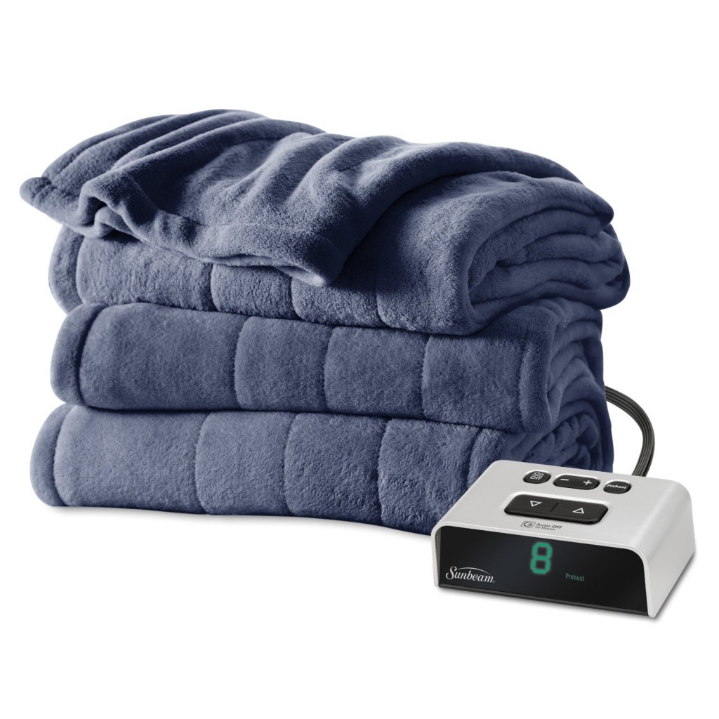 Sunbeam Microplush Heated Blanket